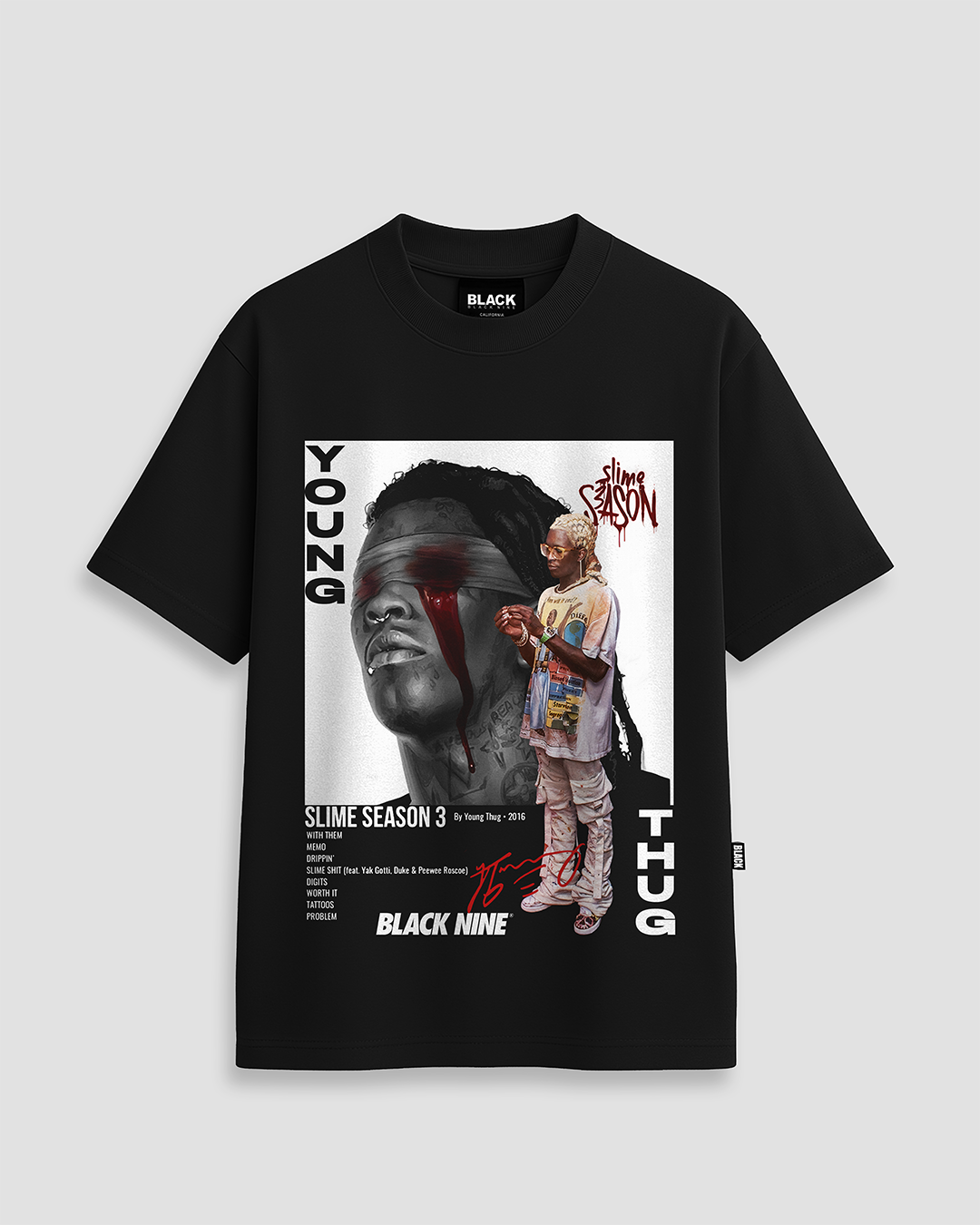Camiseta Young Thug - Chumbo