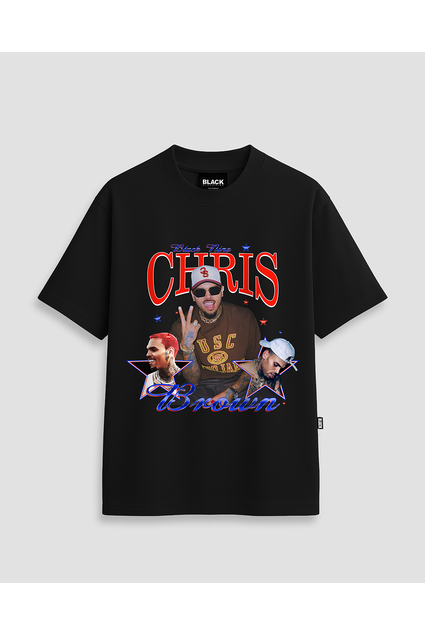 Camiseta Tupac Shakur Face - Preta