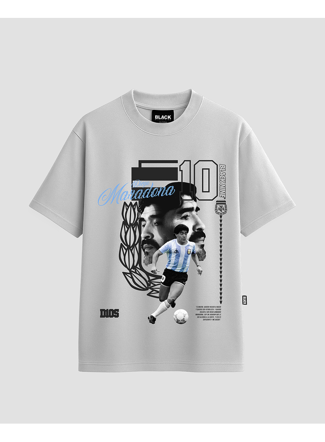 Camiseta Maradona D10S - Branca