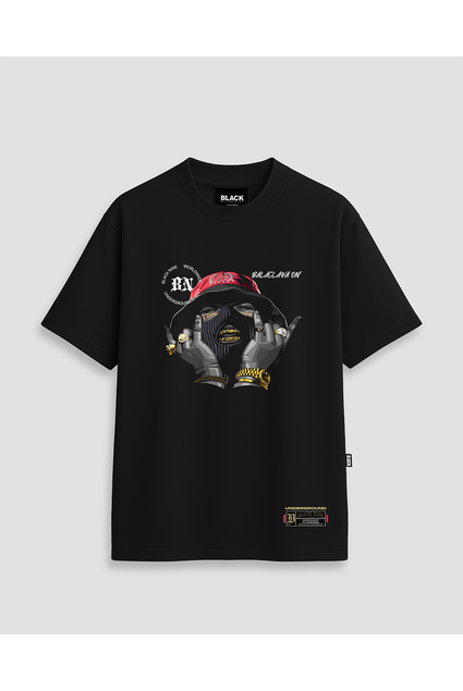 Camiseta Black Nine Rap Legends - Vermelha