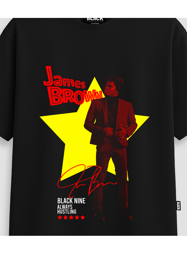 Camiseta James Brown - Preta