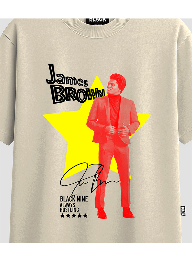 Camiseta James Brown - Off White