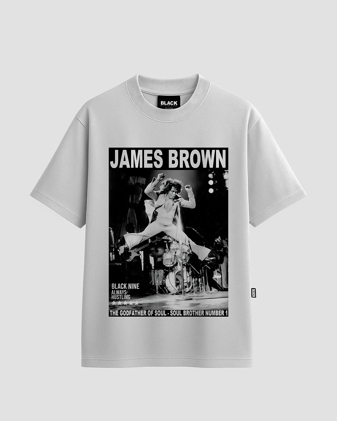Camiseta James Brown Dancing - Branca