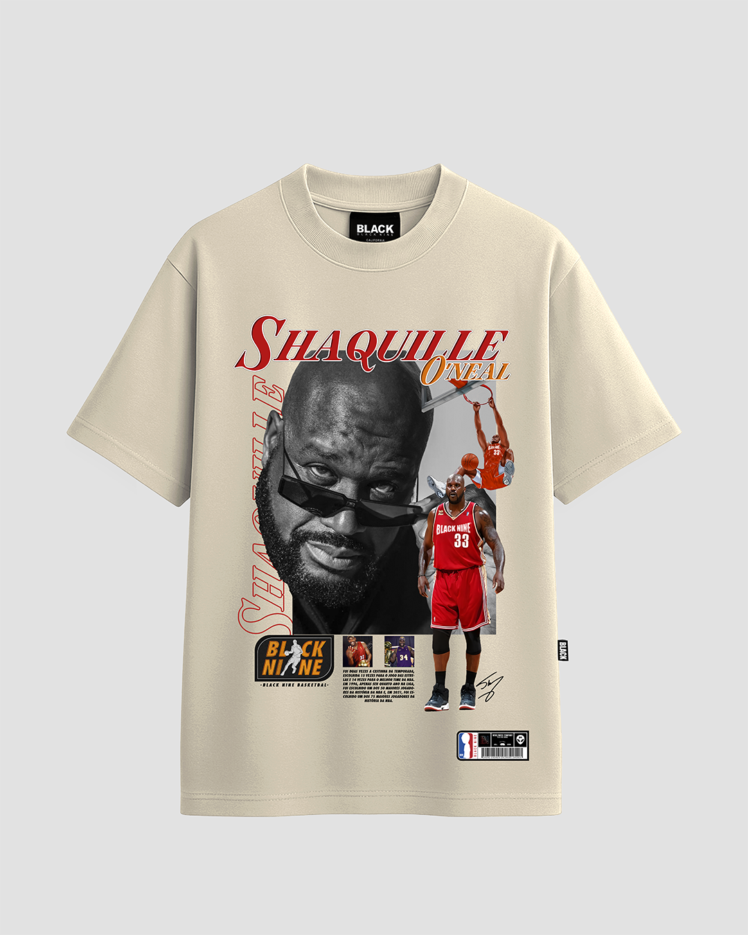 Camiseta Shaquille O´neal - Off White