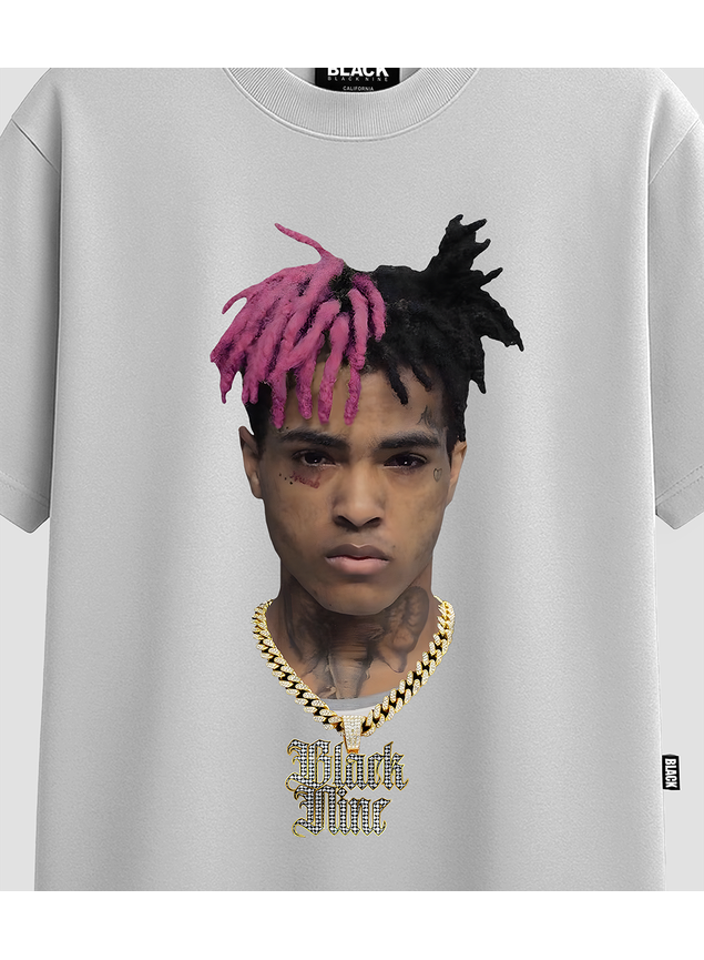 Camiseta Streetwear XXXTentacion 3D - Preta