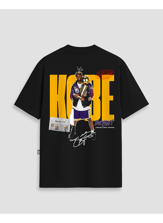 Camiseta Kobe Bryant Campeão - Preta