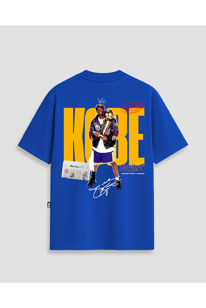 Camiseta Kobe Bryant Campeão - Azul Royal