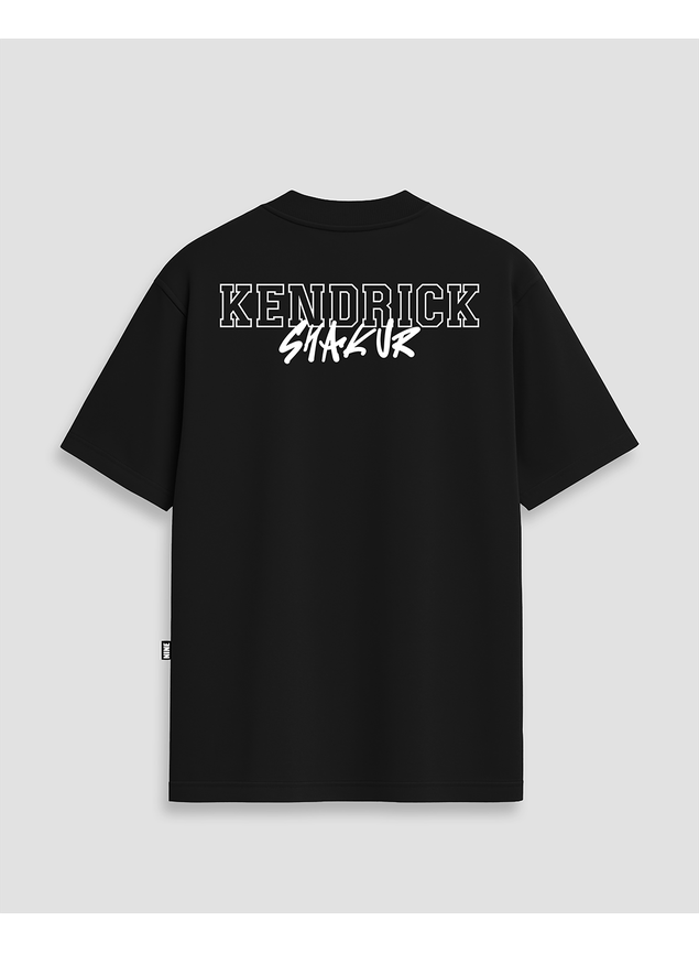 Camiseta Tupac Vs Kendrick - Preta