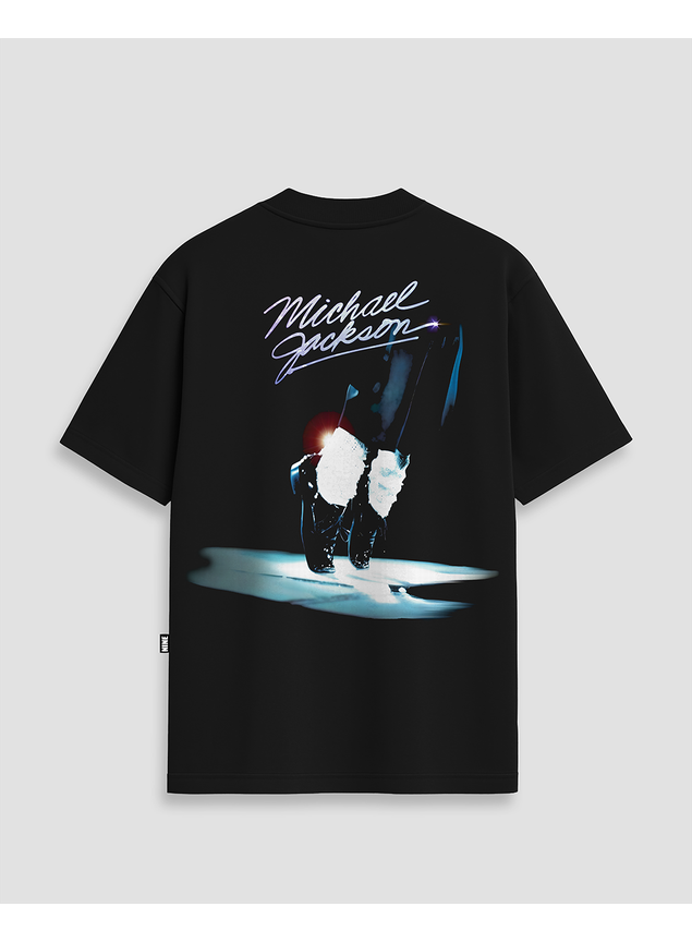 Camiseta Michael Jackson Moonwalk - Preta