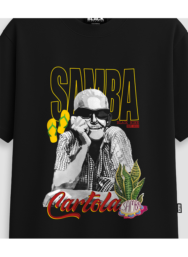 Camiseta Cartola Vibes - Preta