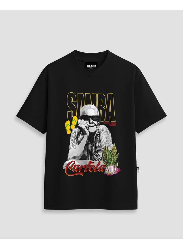 Camiseta Cartola Vibes - Preta