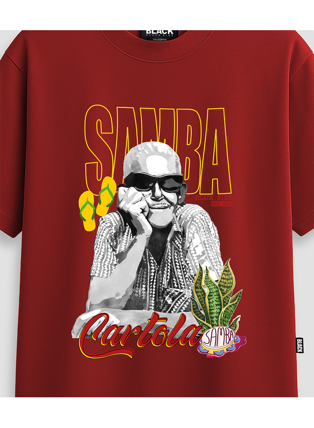 Camiseta Cartola Vibes - Vermelha