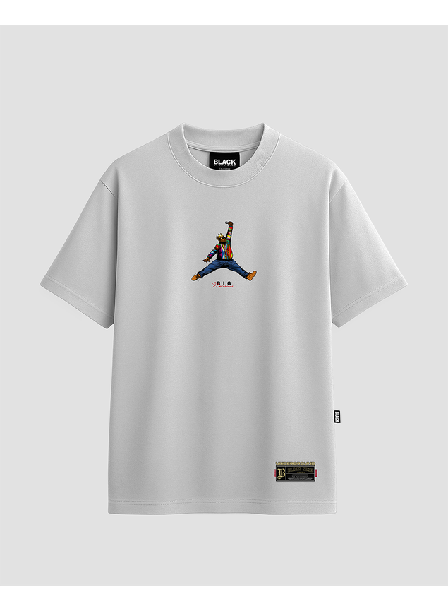 Camiseta Black Nine Big Jordan Notorious - Branca