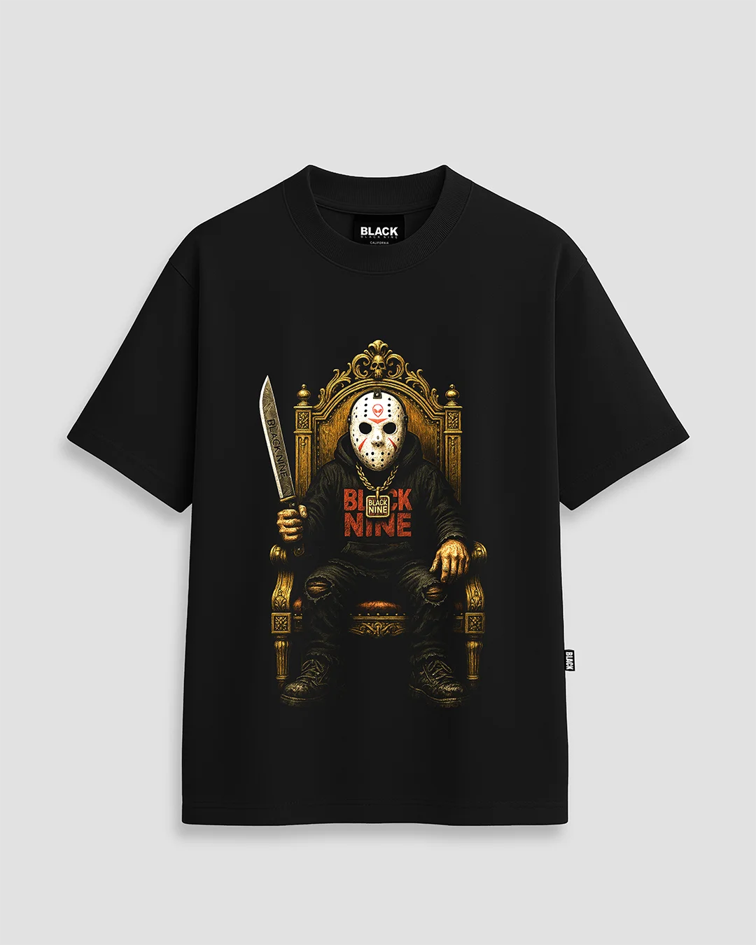 Camiseta Michael Myers x Jason - Preta