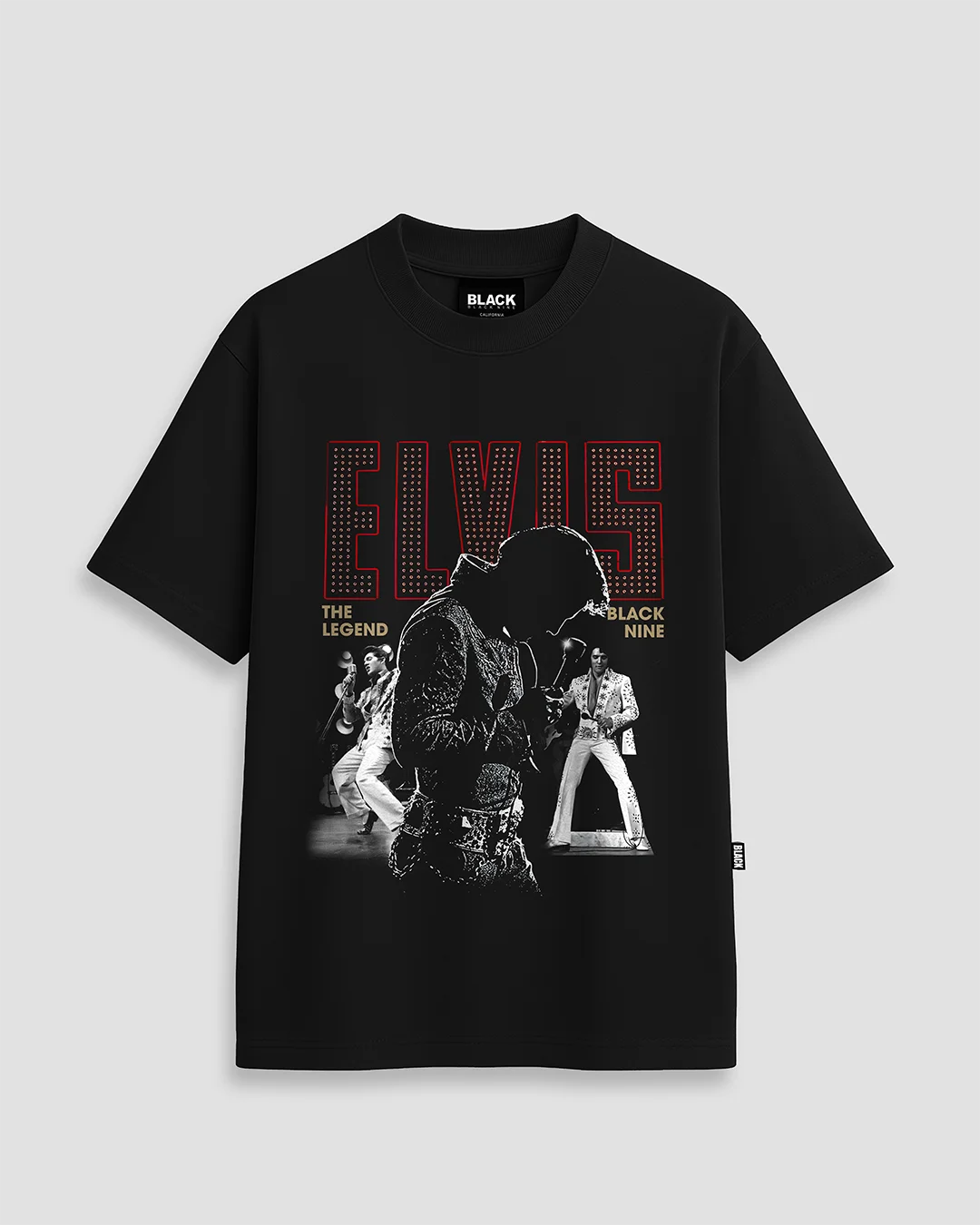 Camiseta Elvis Presley - Preta