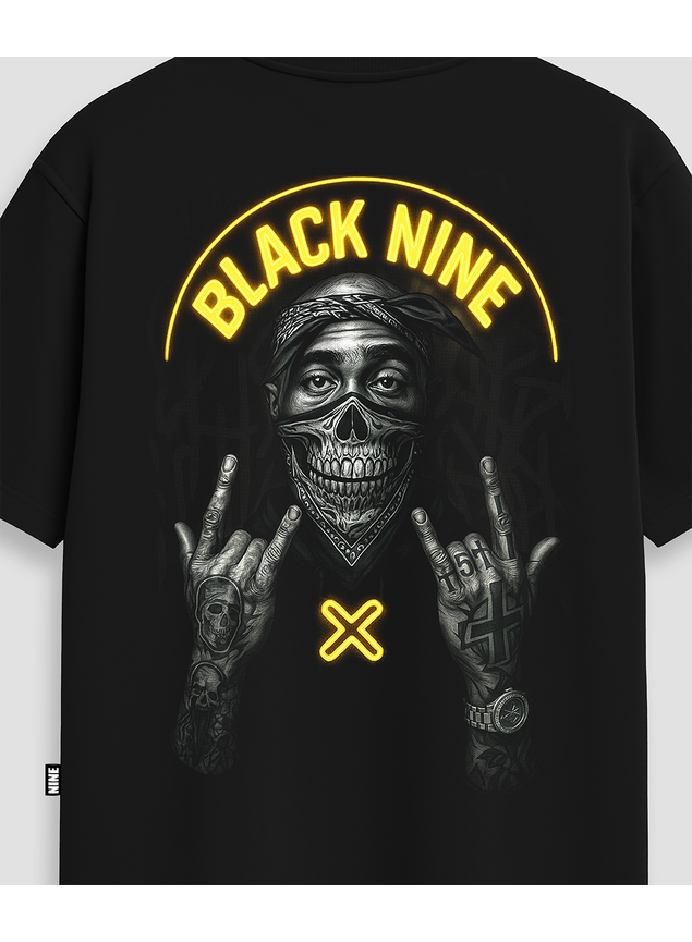 Camiseta Tupac Shakur Gangsta Preta
