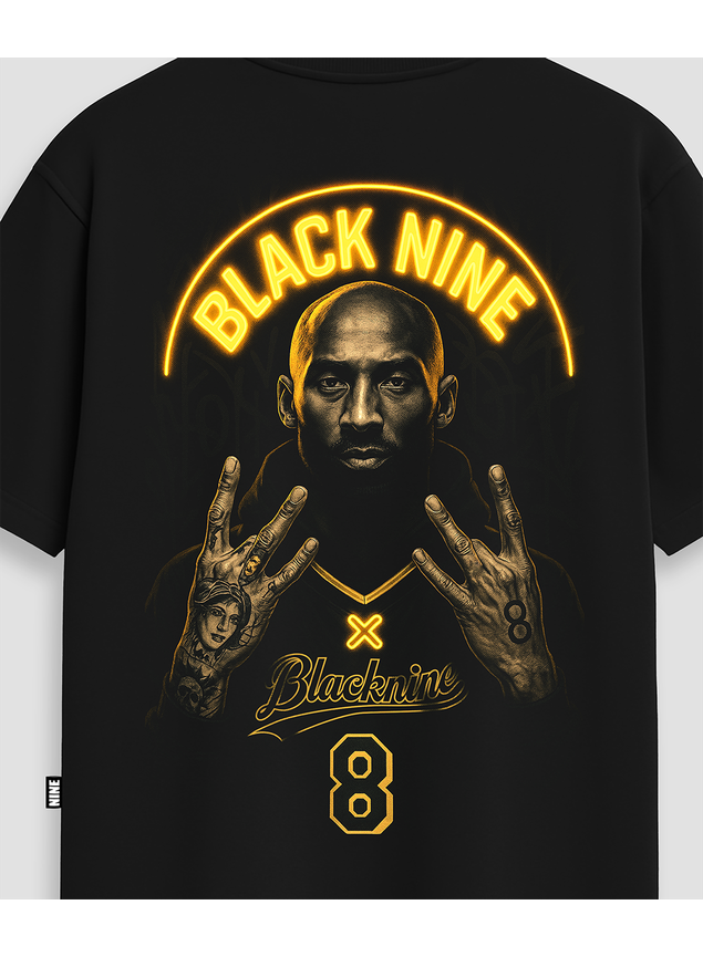 Camiseta Kobe Bryant Gangsta - Preta