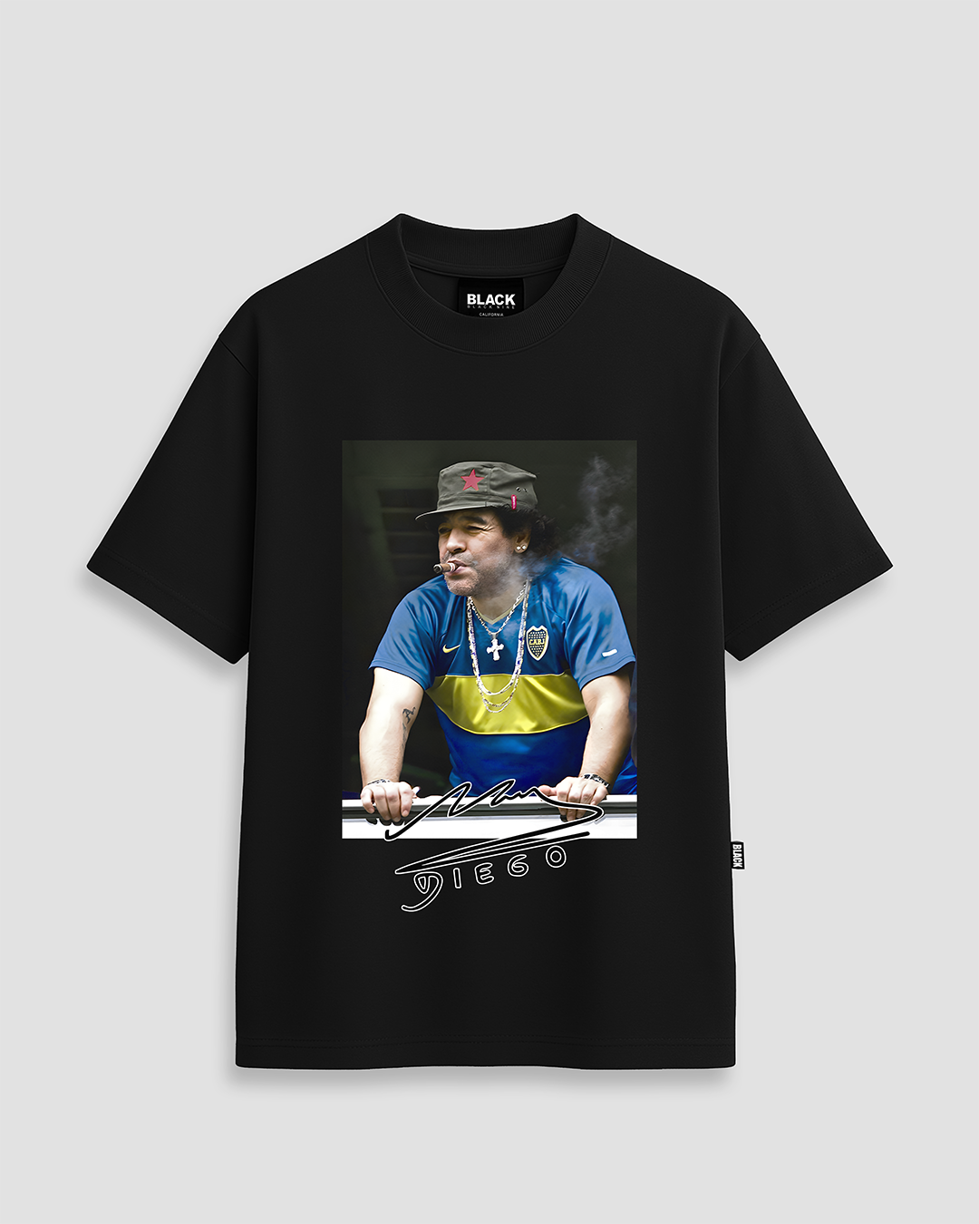 Camiseta Diego Maradona - Preta