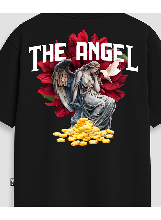 Camiseta Black Nine The Angel Preta