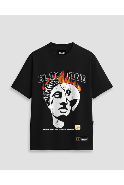 Camiseta Black Nine Tupac Thug Life - Preta