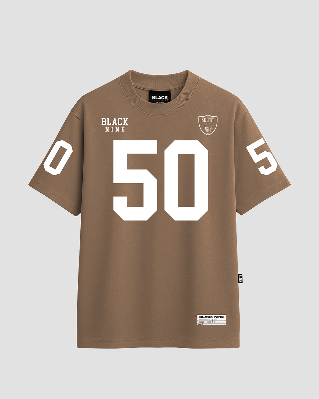 Camiseta 96 Tupac Number - Marrom