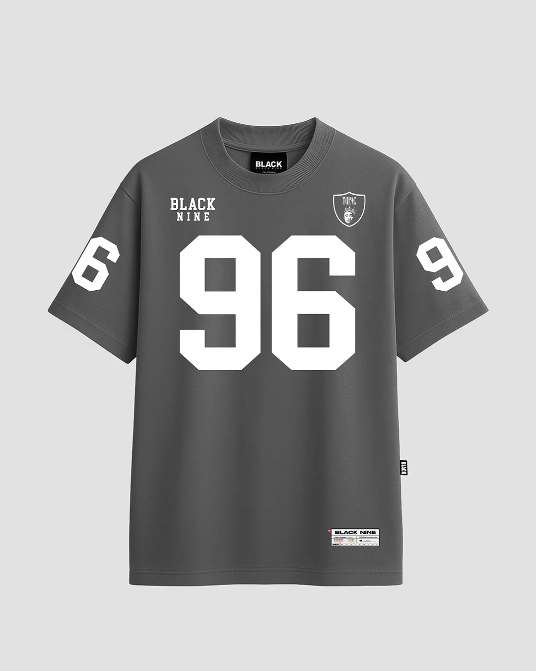 Camiseta 96 Tupac Number - Preta