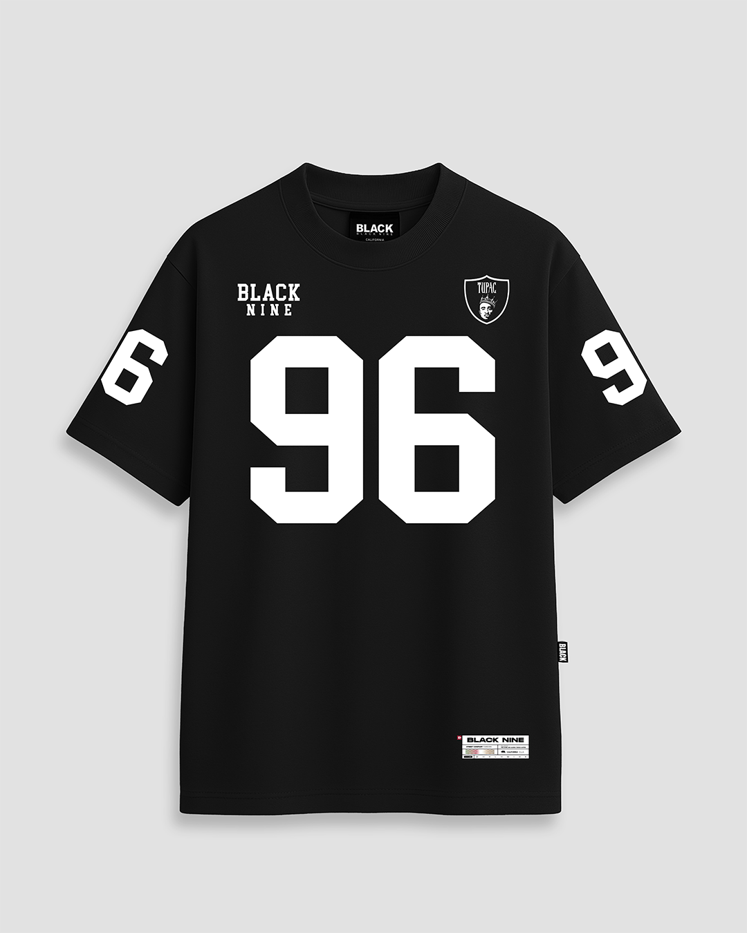 Camiseta 96 Tupac Number - Marrom