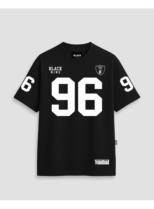 Camiseta 96 Tupac Number - Preta