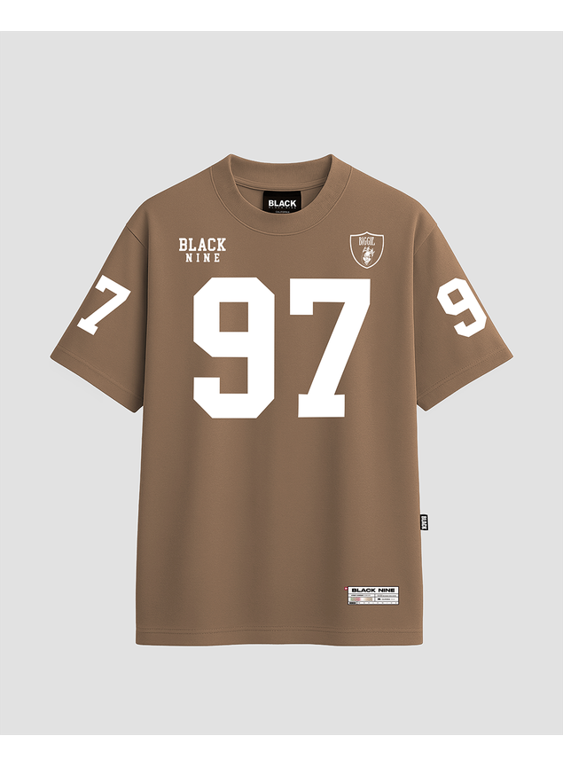 Camiseta 97 Biggie Number - Marrom