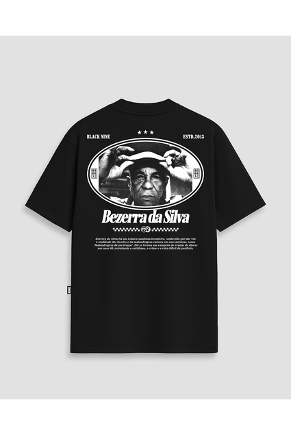 Camiseta Oficial Bezerra Da Silva Biografia - Preta - B92038 produto oficial licenciado