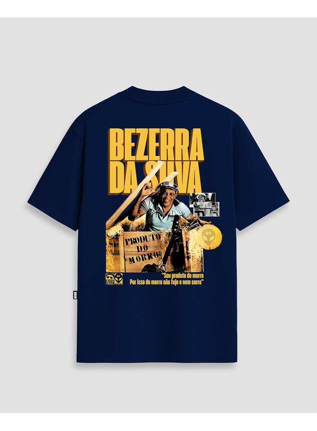 Camiseta Oficial Bezerra Produto Do Morro - Azul Marinho - produto