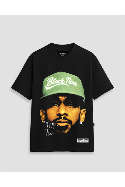 Camiseta Black Nine Rap Legends - Preta