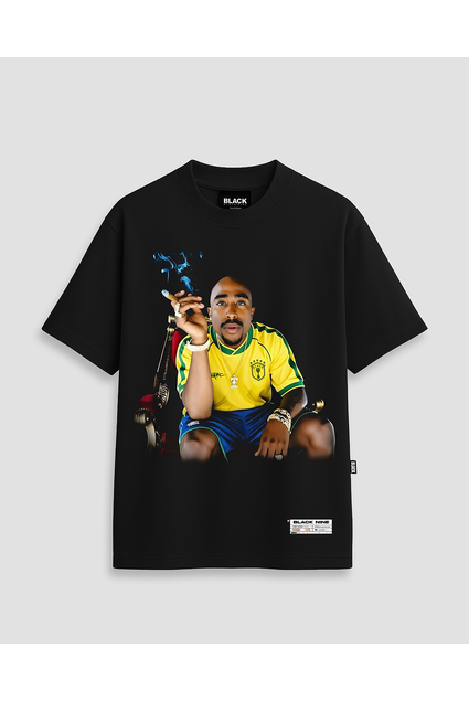 トップス WIRED Camiseta Oversized Streetwear Mago Black Nine - Preta