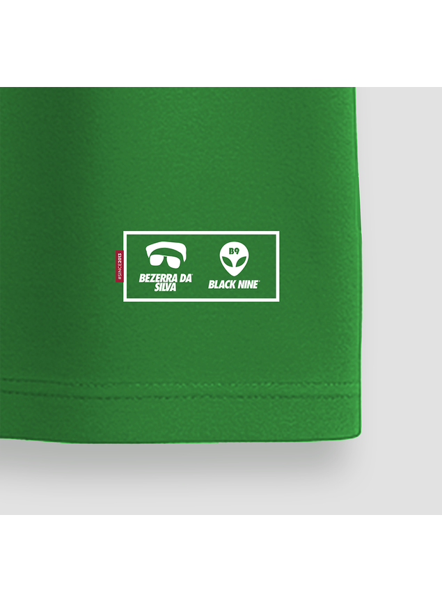 Camiseta Oversized Streetwear Bezerra Brasil Copa - Verde Bandeira