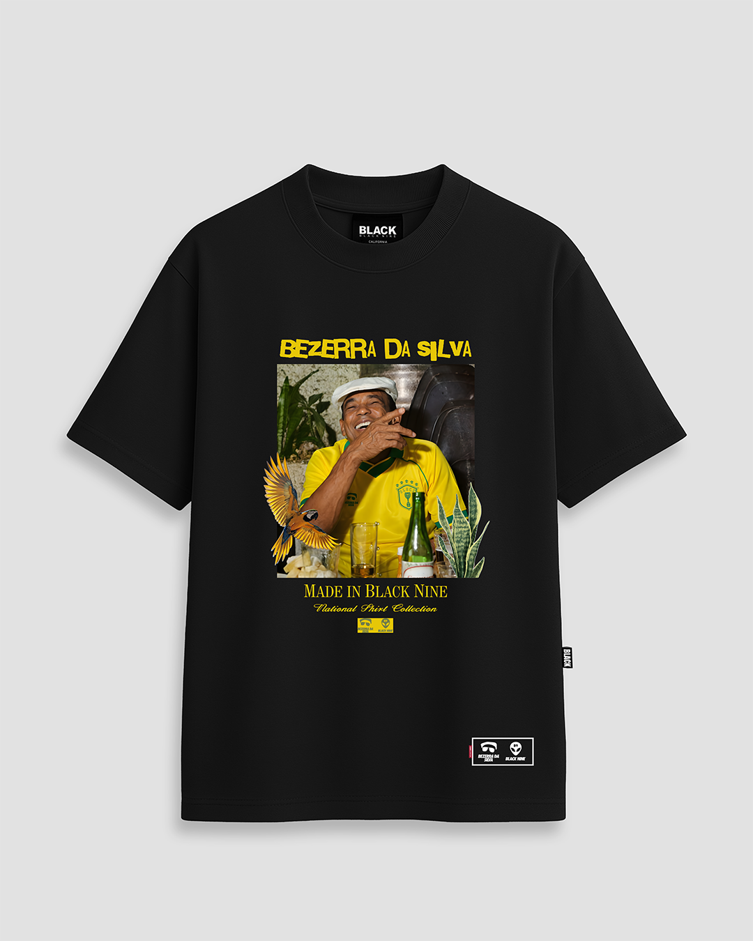 Camiseta Oversized Streetwear Bezerra Brasil Copa - Verde Bandeira