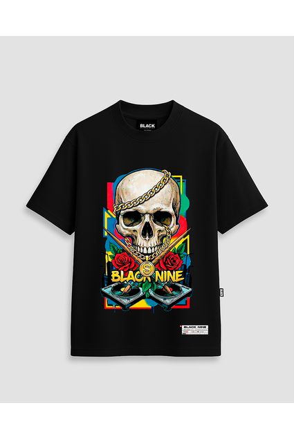 Camiseta Black Nine Stop - Preta