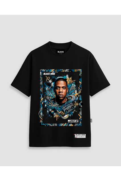 Camiseta Black Nine Rap Legends - Vermelha