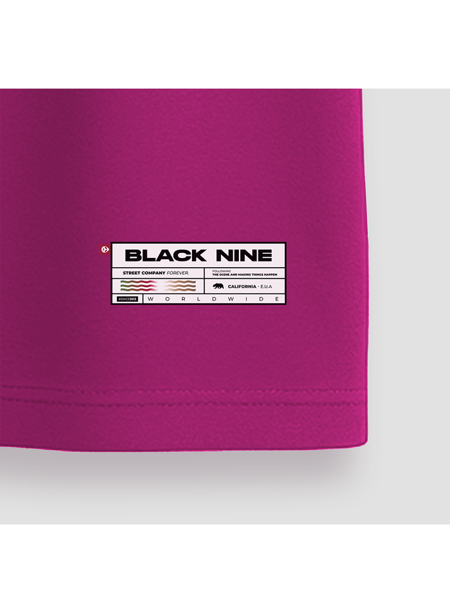 Camiseta Oversized Streetwear Guetto Black Nine - Rosa