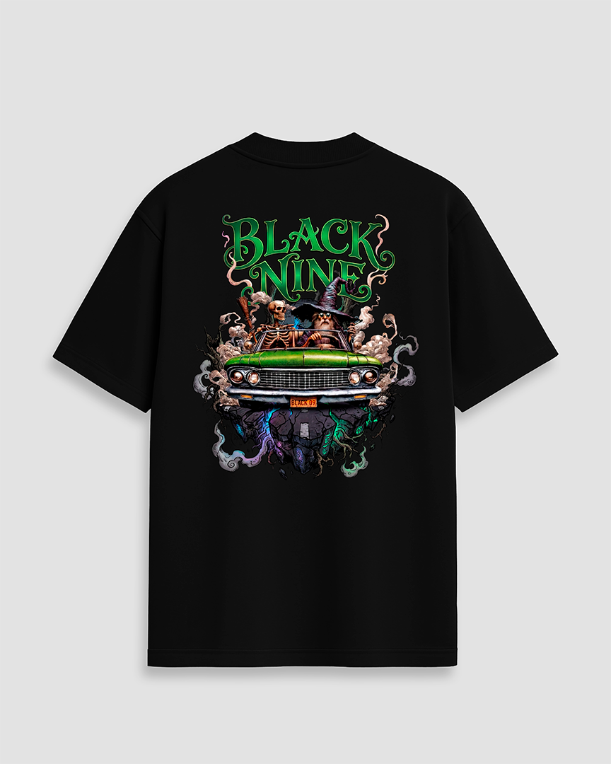 トップス WIRED Camiseta Oversized Streetwear Mago Black Nine - Preta