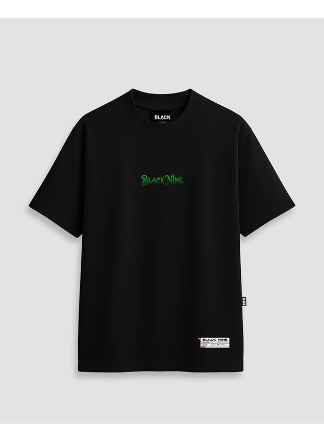 Camiseta Oversized Streetwear Mago Black Nine - Preta