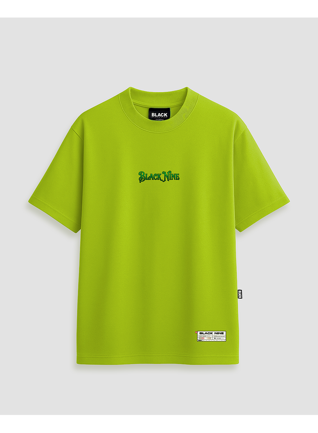 Camiseta Oversized Streetwear Mago Black Nine - Amarelo Esverdeado