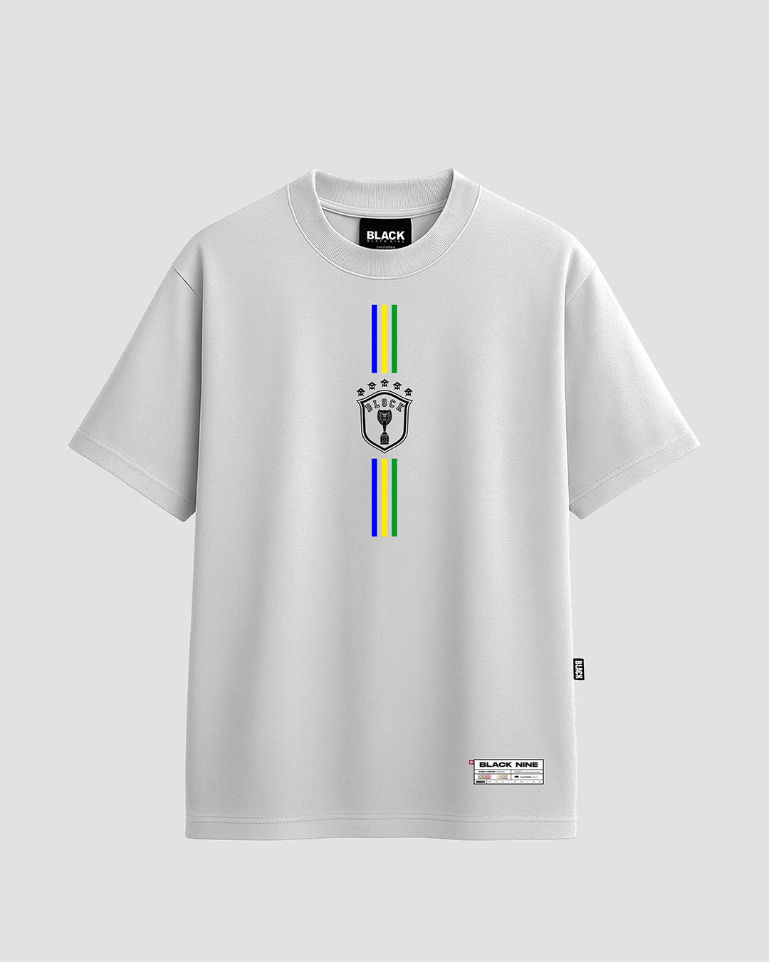 Camiseta Oversized Streetwear Brasil Champion - Branca