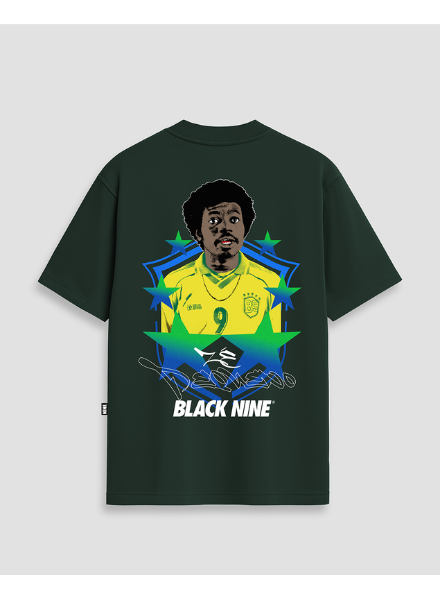 Camiseta Oficial Zé Pequeno Brasil Star - Verde Arruda Mar