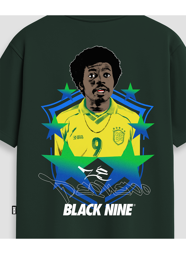 Camiseta Oficial Zé Pequeno Brasil Star - Verde Arruda Mar