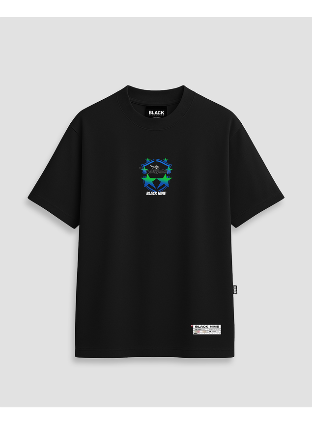 Camiseta Oficial Zé Pequeno Brasil Star - Preta