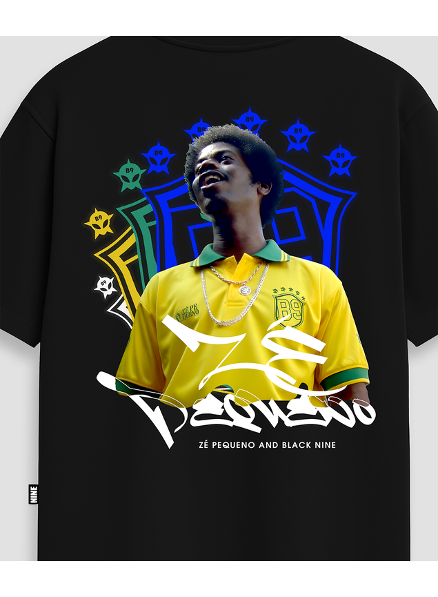 Camiseta Oficial Zé Pequeno Brasil - Preta