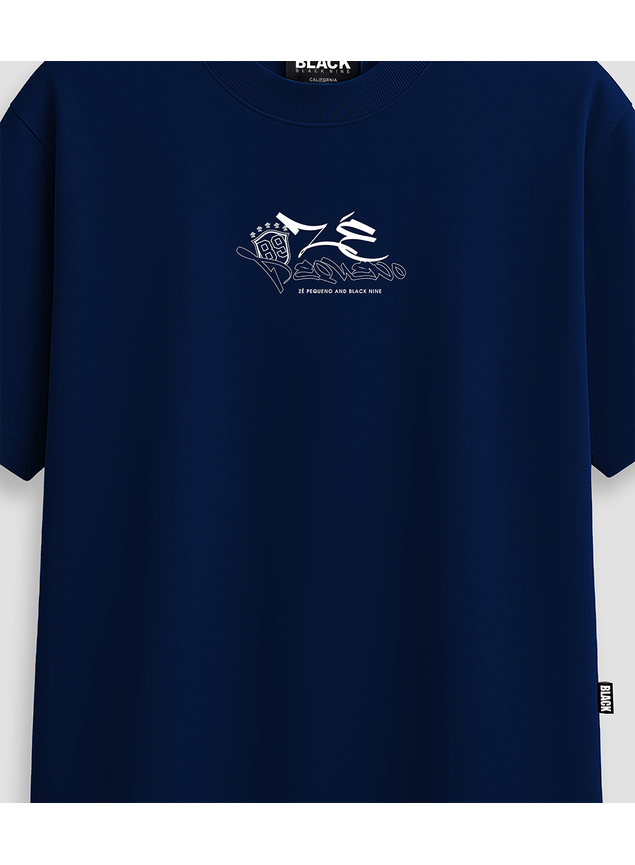 Camiseta Oficial Zé Pequeno Brasil - Azul Marinho