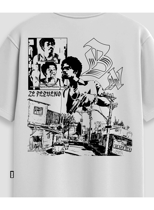 Camiseta Oficial Meu Nome É Zé Pequeno - Branca