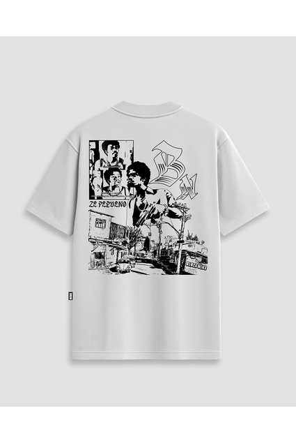 NULLUS 25aw BASIC BOY T-SHIRT サイズ1 Camiseta Oficial Meu Nome É Zé Pequeno - Branca