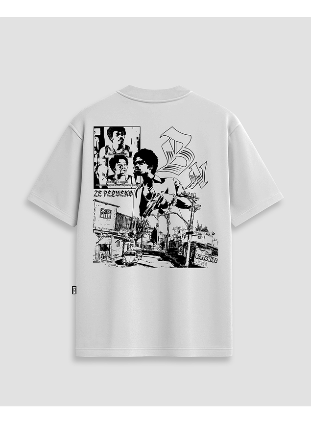 Embroidery shirt Mサイズ Camiseta Oficial Meu Nome É Zé Pequeno - Branca